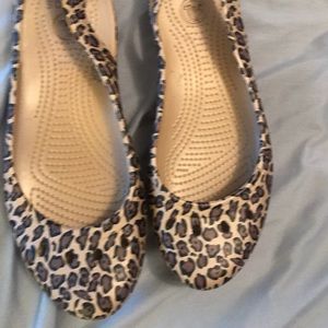 Crocs Women’s animal print loafers